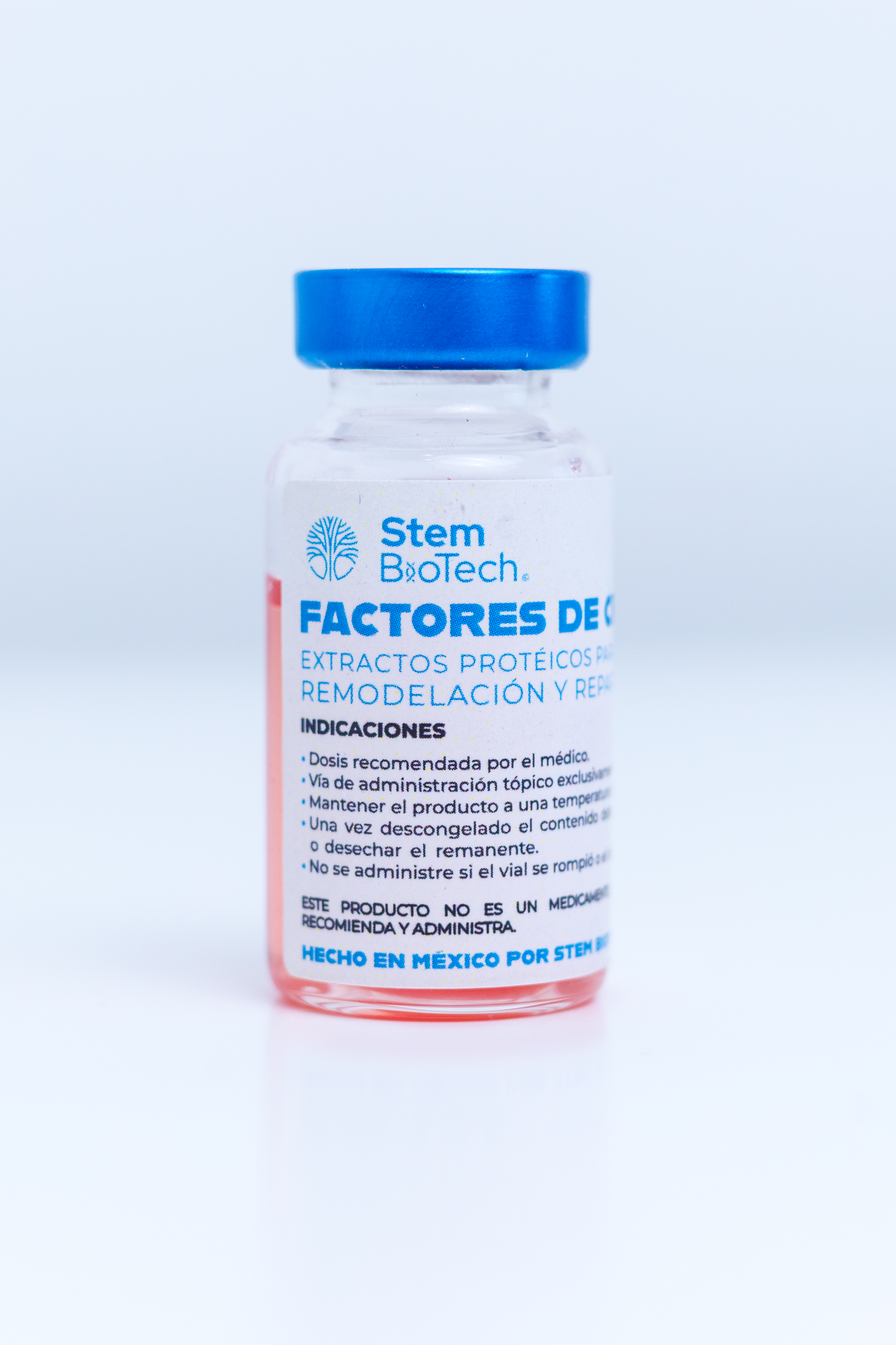 Factores de crecimiento premium de Longevity Clinic con perfil personalizado y concentración certificada